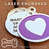 Oval Collection Laser Engraving (Purple Heart)